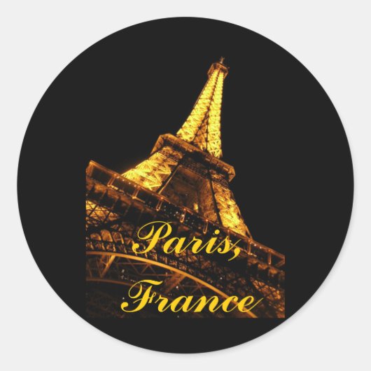 Parijs, Frankrijk, Eiffeltoren, Stickers (Voorkant)