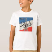 Parijs Frankrijk | Eiffeltoren T-shirt (Voorkant)