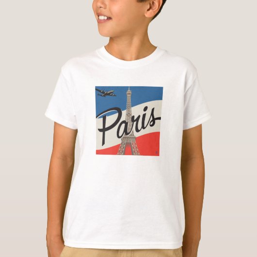 Parijs Frankrijk | Eiffeltoren T-shirt (Voorkant)