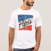 Parijs Frankrijk | Eiffeltoren T-shirt (Voorkant)