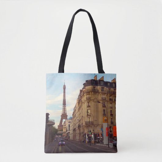 Parijs. Frankrijk. Eiffeltoren Tote Bag (Voorkant)