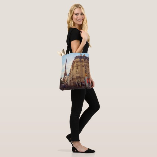 Parijs. Frankrijk. Eiffeltoren Tote Bag (Op model)