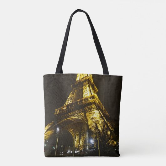 Parijs. Frankrijk. Eiffeltoren Tote Bag (Achterkant)
