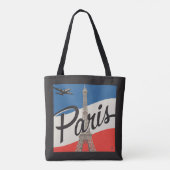 Parijs Frankrijk | Eiffeltoren Tote Bag (Achterkant)