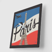 Parijs Frankrijk | Eiffeltoren Vierkante Klok (Hoek)