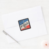 Parijs Frankrijk | Eiffeltoren Vierkante Sticker (Envelop)