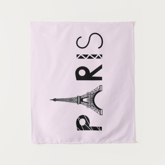 Parijs, Frankrijk | Eiffeltoren Wandkleed (Voorkant)