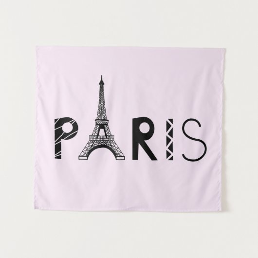 Parijs, Frankrijk | Eiffeltoren Wandkleed (Voorkant (horizontaal))