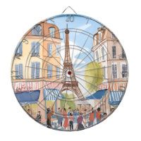 Parijs Frankrijk Eiffeltoren | Watercolor Reis