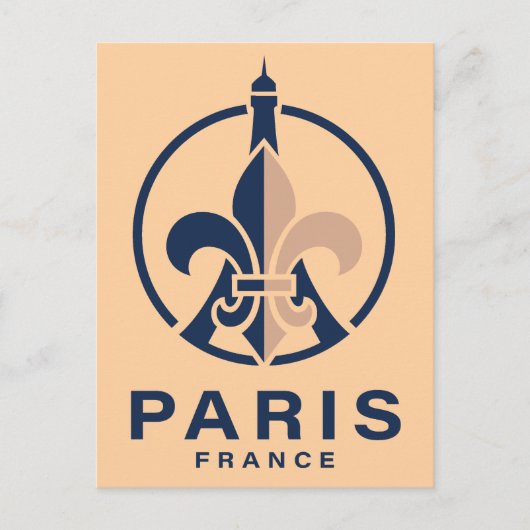 Parijs Frankrijk Europa Briefkaart (Voorkant)