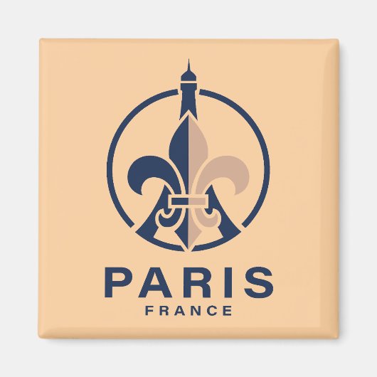 Parijs Frankrijk Europa Magneet (Voorkant)