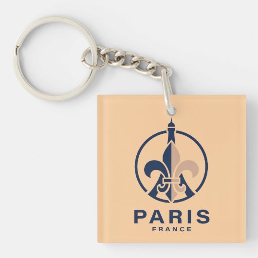 Parijs Frankrijk Europa Sleutelhanger (Voorkant)
