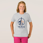 Parijs Frankrijk Europa T-shirt (Voorkant volledig)