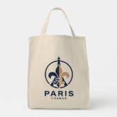 Parijs Frankrijk Europa Tote Bag (Achterkant)