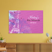 PARIJS FRANKRIJK FRANS Bar Bat Mitzvah Inlogbord Canvas Afdruk (Insitu (Woonkamer))