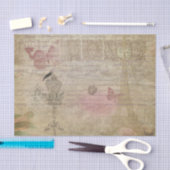 Parijs Frankrijk Glam Retro Mode Tissuepapier (Craft)