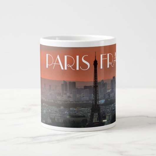 Parijs Frankrijk Grote Koffiekop (Voorkant)