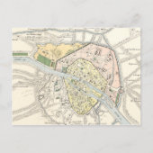 Parijs, Frankrijk: Historische,  kaart (Voorkant)