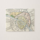 Parijs, Frankrijk: Historische,  kaart Legpuzzel (Horizontaal)