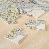 Parijs, Frankrijk: Historische,  kaart Legpuzzel (Zijkant)