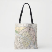 Parijs, Frankrijk: Historische,  kaart Tote Bag (Voorkant)