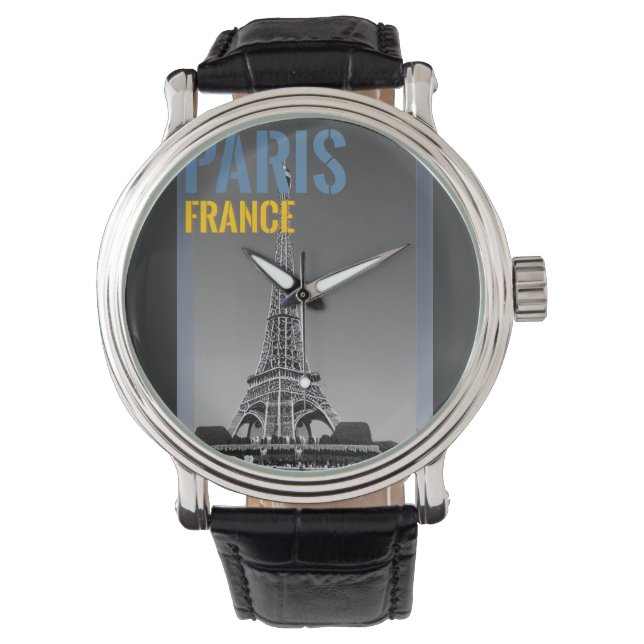 Parijs Frankrijk Horloge (Voorkant)