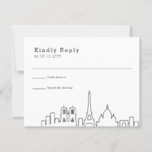 Parijs, Frankrijk Huwelijk | Gestileerde Skyline R