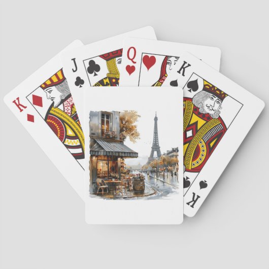 Parijs Frankrijk kaarten (Achterkant)