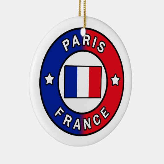 Parijs Frankrijk Keramisch Ornament (Rechts)