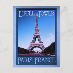 parijs frankrijk  kijk briefkaart
