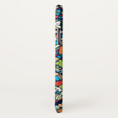 Parijs Frankrijk | Kleurrijke kaart Case-Mate iPhone Case (Achterkant / rechts)