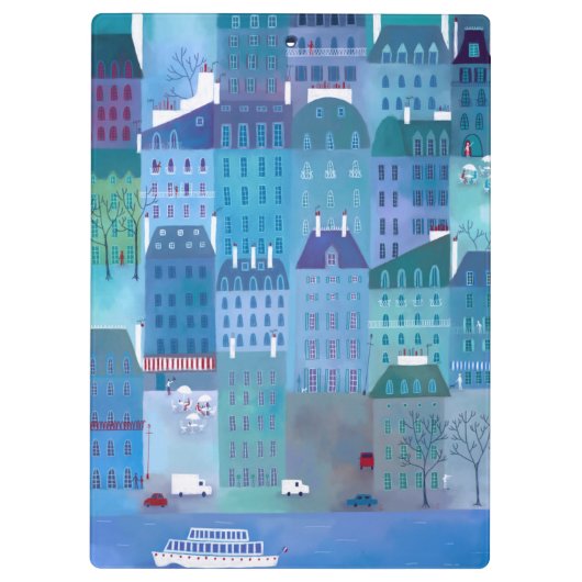 Parijs Frankrijk Kunst Klembord (Achterkant)