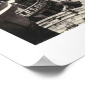 Parijs Frankrijk L'Avenue des Champs-Elysses, jare Poster (Hoek)