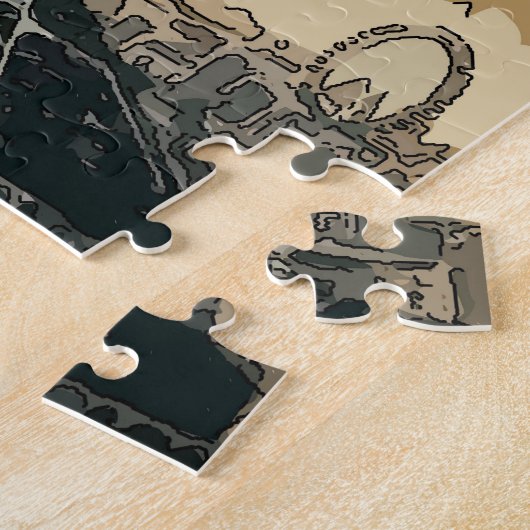 Parijs, Frankrijk Legpuzzel (Zijkant)