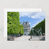 Parijs. Frankrijk. Louvre Briefkaart (Voorkant / Achterkant)