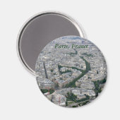 Parijs, Frankrijk Magneet (Voorkant / Achterkant)