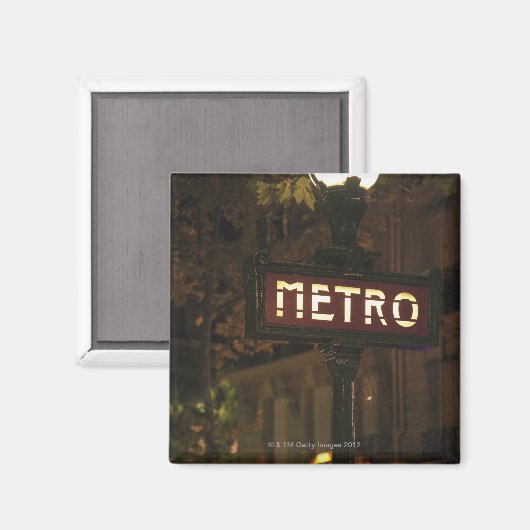 Parijs, Frankrijk Magneet (Voorkant / Achterkant)