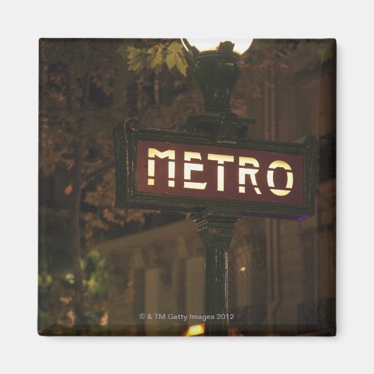 Parijs, Frankrijk Magneet (Voorkant)