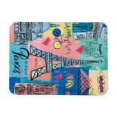 Parijs, Frankrijk Magneet (Horizontaal)