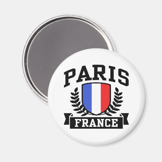 Parijs Frankrijk Magneet (Voorkant / Achterkant)
