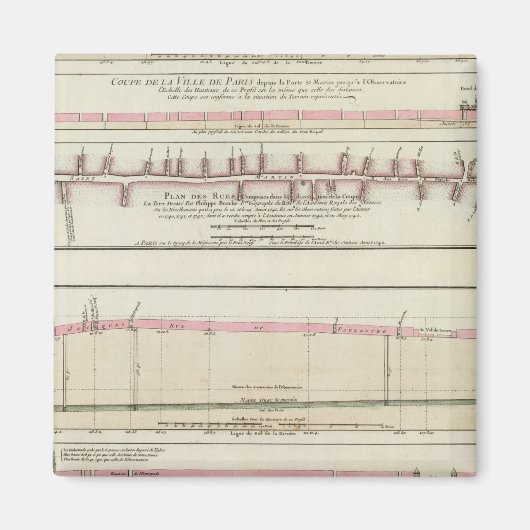 Parijs, Frankrijk Magneet (Voorkant)