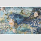  Parijs Frankrijk Mannequin Mode Decoupage Tissuepapier (Voorkant)