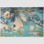 Parijs Frankrijk Mannequin Mode Decoupage Tissuepapier (Voorkant)