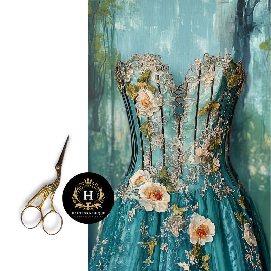  Parijs Frankrijk Mannequin Mode Decoupage Tissuepapier