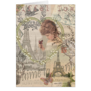 Parijs Frankrijk meisje Eiffel