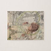 Parijs Frankrijk meisje Eiffel Legpuzzel (Horizontaal)