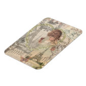 Parijs Frankrijk  meisje Eiffel Magneet (Linkerzijde)