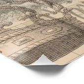 Parijs Frankrijk meisje Eiffel Poster (Hoek)