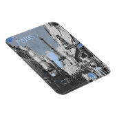 Parijs, Frankrijk, met een blauwe hint Magneet (Rechterzijde)