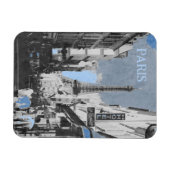 Parijs, Frankrijk, met een blauwe hint Magneet (Horizontaal)